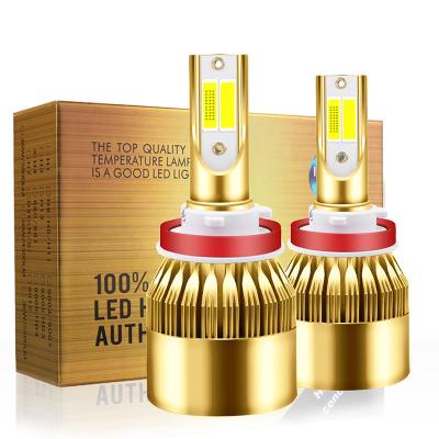 China For All Cars 38W C6 LED Headlight Bulb 9004 9007 Super Bright 12V MiniH7 H1 H4 LED Headlight for sale