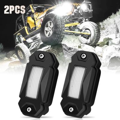 China For Car 4x4 ATV UTV SUV CAN-AM Truck Underglow Lights Led Pods Aurora White Led Rock Lights High Quality Underbody Rock Light for sale