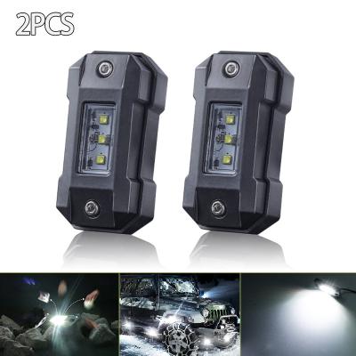 China For Car 4x4 ATV UTV SUV CAN-AM Truck Aurora Led Rock Lights Waterproof White Led Underbody Rock Light For Car 4x4 ATV UTV SUV CAN-AM Truck for sale