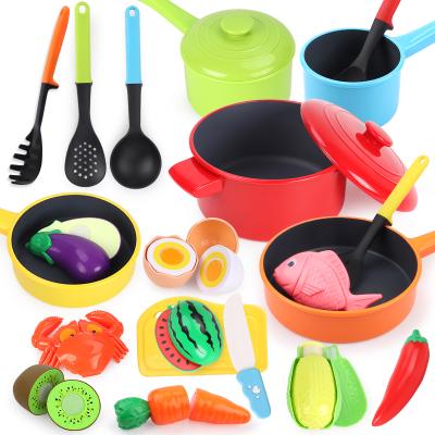 China Cooking Simulation Kitchen Toy Children Play House Tableware Set 10 Pcs Children Cooking Simulation Kitchen Toy for sale