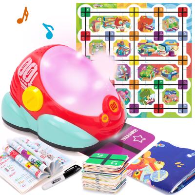 China Sensor Paper Program Color Education Novelty Music Card Color Sensor Puzzle Robotic Toys Coding Robot for sale