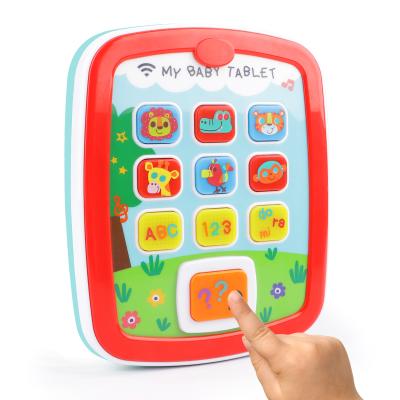 China Educational Toy Baby Tablet Educational Toys Touch and Listen Mini Tablet Teaching Machine Music Learning Toddler Toys for sale