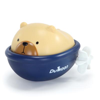 China Eco-friendly Material Cartoon Bear Puppy Baby Bathroom Water Toy Bathtub Paddling Animal Toys for sale