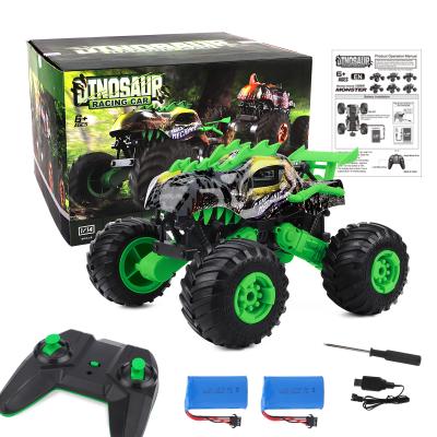 China RC Model Cars Radio Control Toy Vehicles Carro Control Remoto Dinosaur RC Monster Truck For Kids for sale