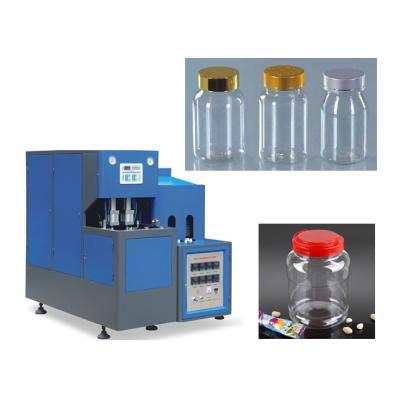 China Plastic Wide Bottle Mouth Pet Food Jar Making Machine With Two Stage Cylinder for sale