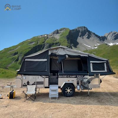 China Lightweight Australian Standard Galvanized Folding Off Road Camper Folding Car Trailer for sale