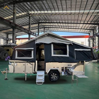 China Light Luxury Off Road 4x4 Pop Top Caravan With Pop Top Tent For Sale for sale