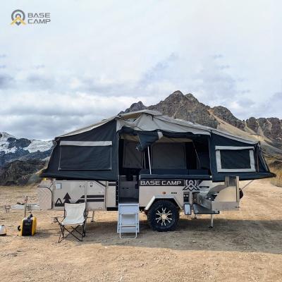 China Off Road Large House Size Motorhome RV Lightweight Custom Mobile Travel Trailer Mobile Camper And Caravan for sale