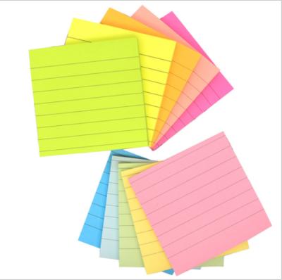 China Custom Printed Self Adhesive Fluorescent Colorful Kraft Paper Square Index Sticky Notes for sale