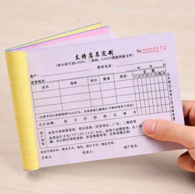 China Gift ; Others Wholesale Customized Invoice Book, Invoice Book Printing for sale