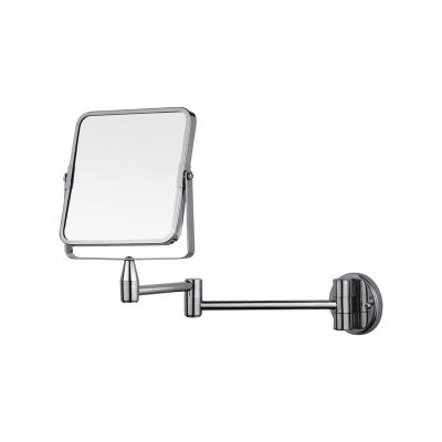 中国 2-Face Aemaxx Bathroom Metal Wall Mounted Square Double Side Makeup Mirror 販売のため