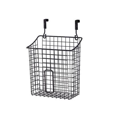 China Overdoor Hook Shower Gel Shampoo Storage Racks Basket Storage Kitchen Sustainable Storage Container for sale