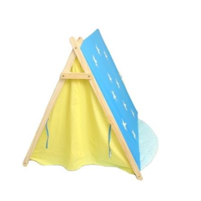 China Soft Toy Hot Sale Children's Tent Indian Tent Blue One Line Glow-In-The-Dark Playhouse for sale