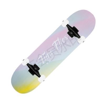 China Adult Foerstine 100% Canadian Hard Maple Skate Board Deck White Skateboard Custom for sale