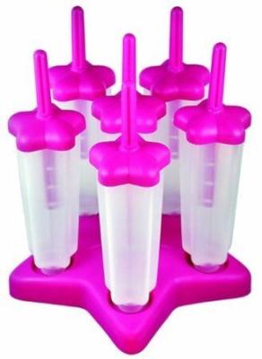 China Popsicle molds ice pop maker ice tray tupperware quanitty 6 pieces for sale