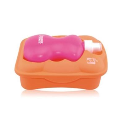 China plastic food box plastic food container plastic box plastic lunch box with water bottle for sale