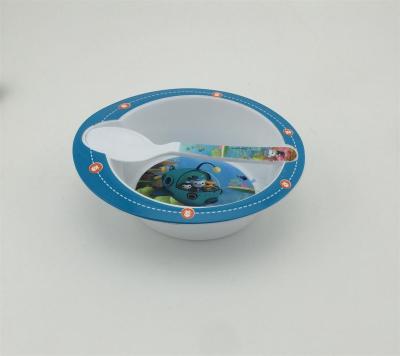 China Plastic bowl plastic plate plastic bowl with spoon Plastic salad bowl for sale