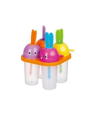 China Hot sale4pieces china huangyan Popsicle molds/ ice pop maker/Ice mold/Ice tray/ Popsicle maker for sale