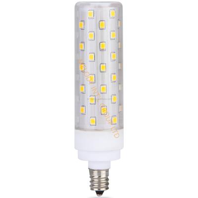 China Indoor Using Good Quality 12W E12 LED Ceramic Bulb E11 E14 E17 Dimmable 220v 230V 110V 110V 120V 12V 24V No Flickering Free for sale