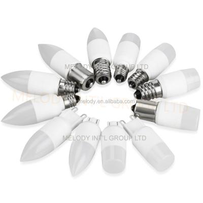 China Indoor Using Good Quality 220V G9 E11 E14 3W B15 Dimmable 3.5W BA15S BA15D LED Ceramic Light Bulb 220v Lamp 110V 100v 24V for sale