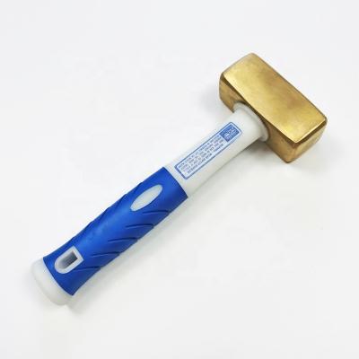 Κίνα Stoning Hammer 3LB HAMMER SHAPE STONE BRASS HAMMER WITH FIBERGLASS HANDLE προς πώληση