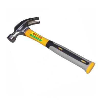 中国 For carpenters use 16OZ 3-COLOR TPR HANDLE AMERICAN STYLE CLAW HAMMER 販売のため