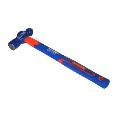 China Ballpein Hammer 1lb 65% Fiberglass Handle Powder Coated Ballpein Hammer for sale