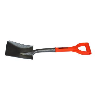 China Unrated 3D PP Coated Fiberglass Short Handle Cage Shovel for sale