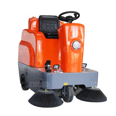 China OR-C111 Hotels Electric Power Sweeper Mini Road Sweeper Outdoor Sweeper for sale