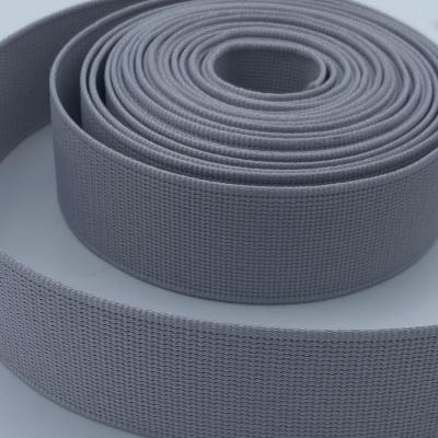 China Custom high tenacity elastic 25mm polyester wholesale custom woven recycled webbing for sale