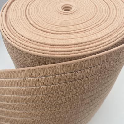 China High Tenacity 2022 High Quality Customized Elastic Band Fish Nylon Spandex Polyester Rubber Webbing Webbing For Clothing for sale