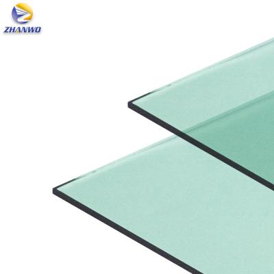 China Modern Heat Reflective Gray Blue Green Bronze Window Glass Factory Colored Tinted Building Glass for sale