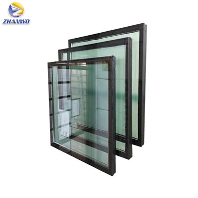 China Modern 5+5 6+6 Double Low E Soundproof Insulated Glass Window For Building for sale