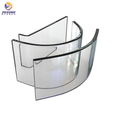 China Modern 5-19mm bent tempered glass for shower cubicle and partition for sale