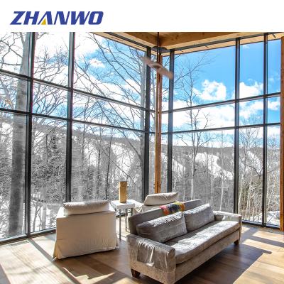 China Customized Fixed Double Glazed Aluminum Fixed Window Single Modern Design Framed Fixed Window for sale