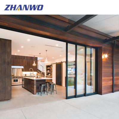 China Waterproof Plane Sliding Aluminum Alloy Doors Veranda Sliding Door for sale