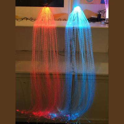 China Theme Park Side Pointed Emitting Optical Fiber For Curtain Decoration for sale