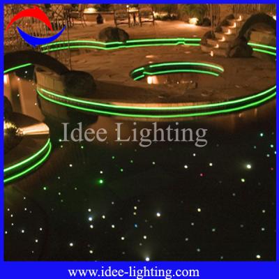 China Large Diameter Aluminum Alloy Fiber Optic Led Pool Rope Light Ground Ceiling Museum Light Lighting for sale