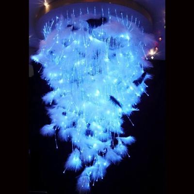 China Contemporary International LED Fiber Optic Design Solutions Chandelier Color Changing With Remote Control for sale