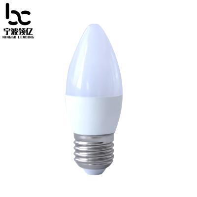 China Office C37-2J 7W E27 SKD Factory Direct Tail-Drawing Candle Lamp LED Bulb for sale