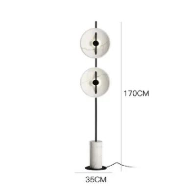 China Modern minimalist Nordic post-modern decoration creative marble floor lamp suitable for living room, bedroom and hotel for sale