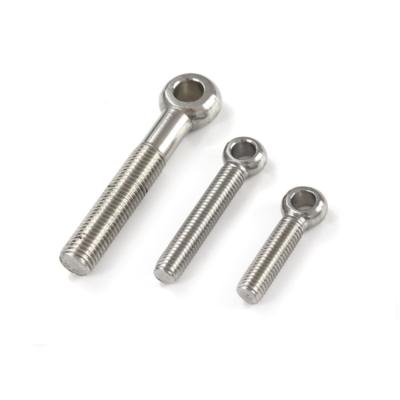 China Stainless Steel Carbon Steel & HDG & DIN444 Stainless Steel Eye Bolt Galvanized Long Lifting Threaded Eyes for sale