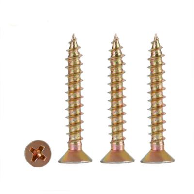 China Factory Supply Chipboard Screws / Tornillo DIN7505 Chipboard Furniture Flat Self Tapping Screws for sale