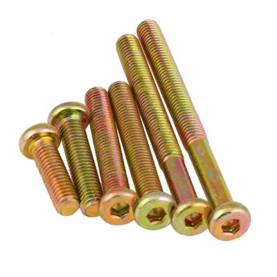 China Confirmate Furniture Flat Hex Socket Head Screws And Bolts Fasteners for sale