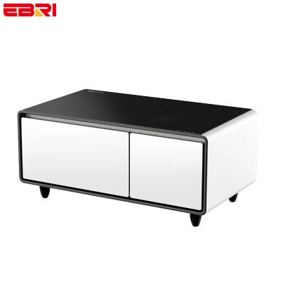 China (Others) Interior Design Adjustable Painted Refrigerator Coffee Tables Smart Furniture for sale