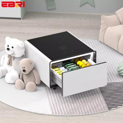 China (Other) Adjustable Side Table With Smart Fridge LED Light Coffee Table 2021 New For Living Room TB65 for sale