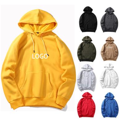 China Viable Custom Size Fleece Women's Gym Unisex Winter White Oversized Hoodies Logo Pullover Hooded Sweatshirts Plus For Men for sale