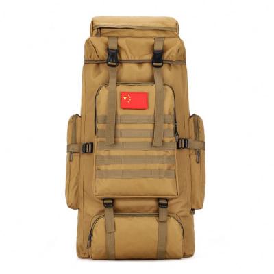 China 80L Waterproof Waterproof Camouflage Tactical Backpack Military Army Hiking Outdoor Sports Camping Rucksack Travel Rucksack Climbing Bag for sale