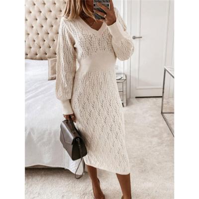 China Latest Design Anti-Static Dresses Bodycon Sweater Dress For Women Women Elegant Dress Casual Wear for sale