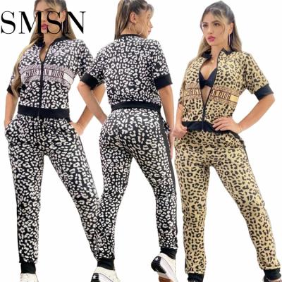 China New Style Print QUICK DRY Shorts Sheaths Fashion Loose Joggers Pants Two Piece Pants Set Women's Spring Clothing for sale